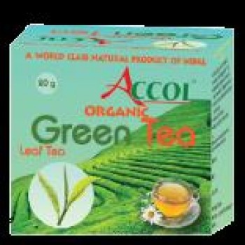 ACCOL Organic Green Tea Leaf 40 Gm4, Original,imported From Nepal,